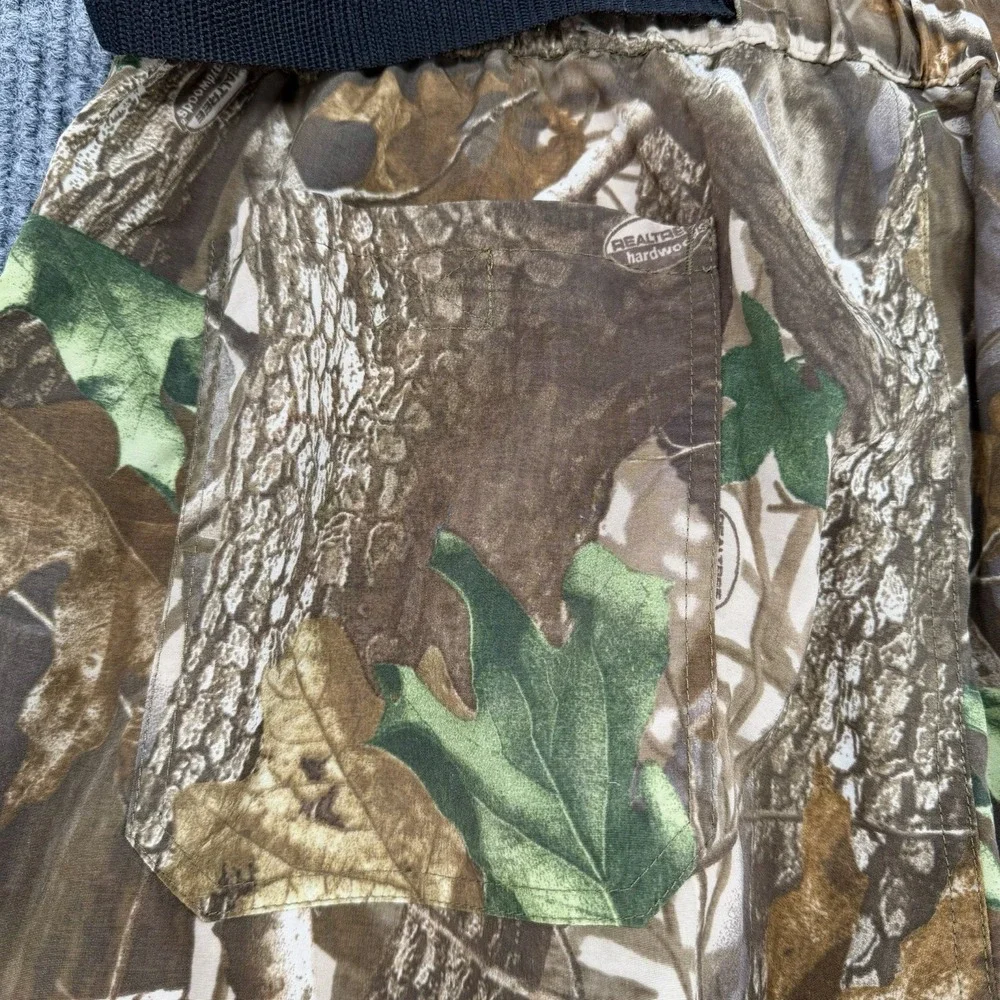 Winchester Realtree Hardwoods‎ Camo Cargo Pants Mens L Nylon Hunting